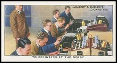 21 Teleprinters at the Derby